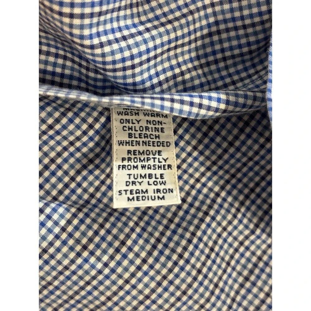 Ralph Lauren Men's 2XL Long Sleeve Button Down Shirt Custom Fit Check Print